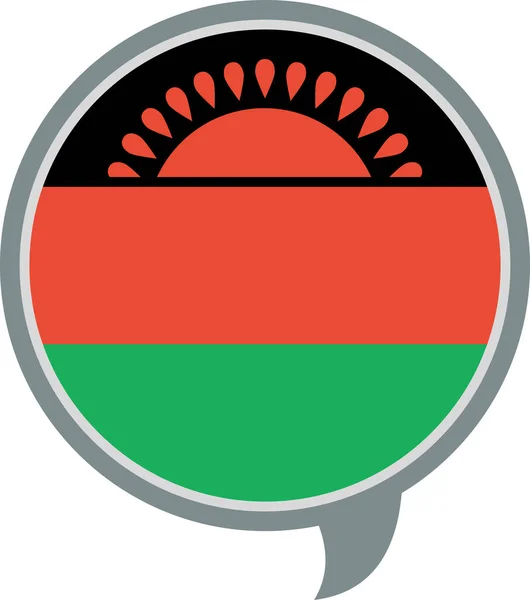 Malawi Diseño Sencillo Elegante — Archivo Imágenes Vectoriales