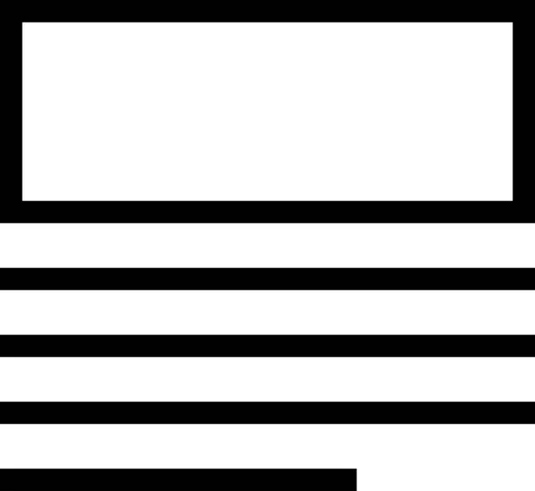 Text Wrap Über Dem Symbol Isoliert Auf Weißem Hintergrund Vektorillustration — Stockvektor