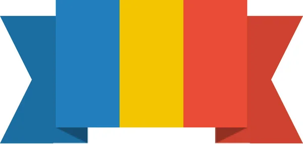Σημαία Του Τσαντ Διανυσματική Απεικόνιση — Διανυσματικό Αρχείο