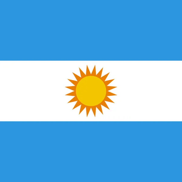 Bandera Argentina Fondo Concepto Bandera Mundial — Archivo Imágenes Vectoriales