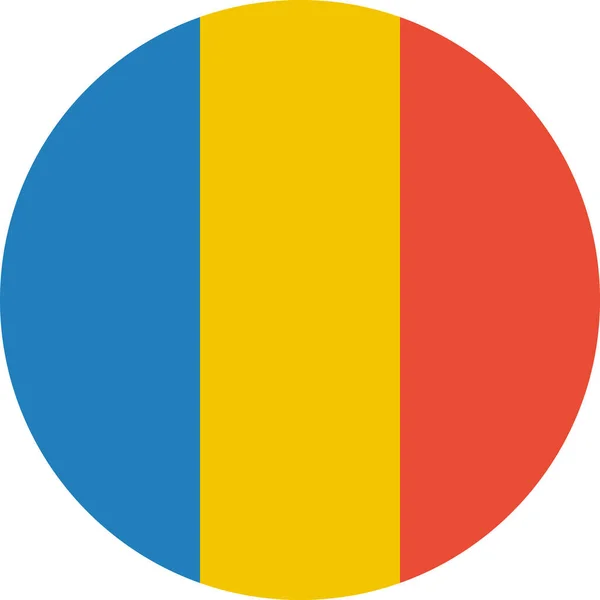 乍得国旗矢量图解 — 图库矢量图片