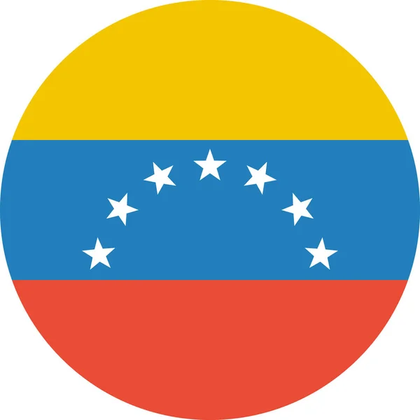 Venezuelas Flagga Bolivarianska Republiken Vektor Illustration — Stock vektor