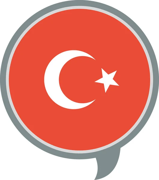 Turki Desain Gaya Sederhana - Stok Vektor