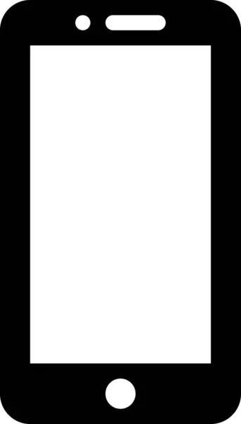 Telefoon Geïsoleerd Witte Achtergrond Vector Illustratie — Stockvector