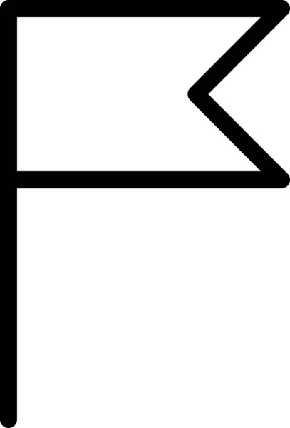 Прапор Простий Стильний Дизайн — стоковий вектор