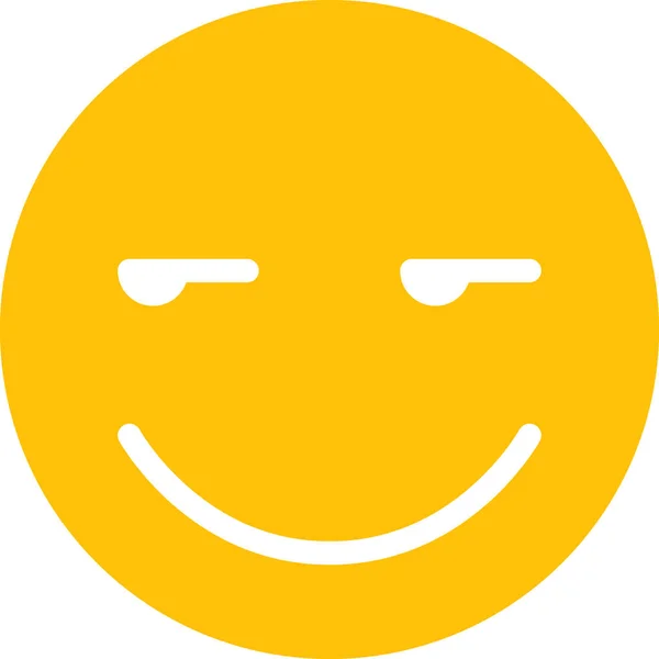 Expresión Cara Emoticono Vector Cara Feliz Avatar — Archivo Imágenes Vectoriales