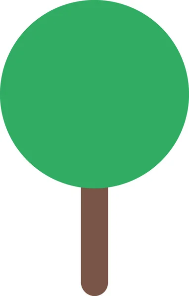 Naturaleza Árbol Vector Ilustración Plantilla Fondo — Vector de stock