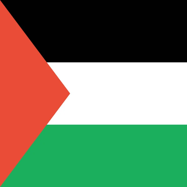 Flag Palestinian Territory World Flag Concept Background — Stockový vektor