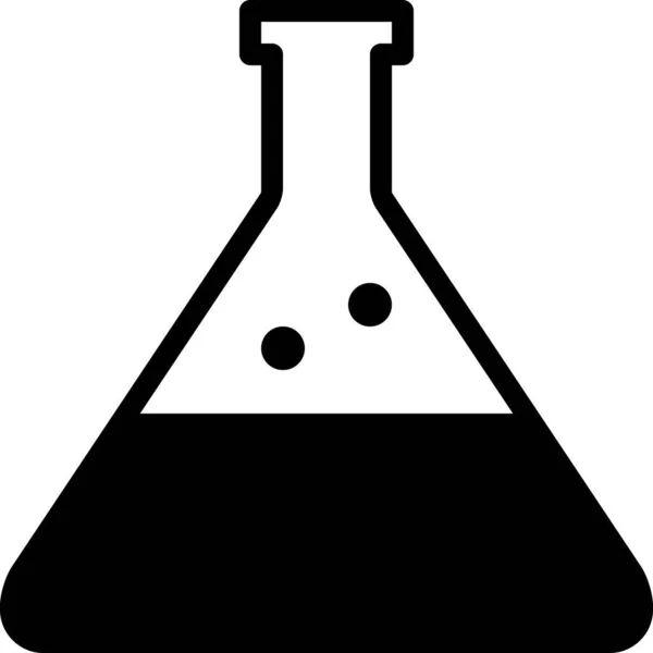 Chemie Web Icoon Vector Illustratie Achtergrond — Stockvector