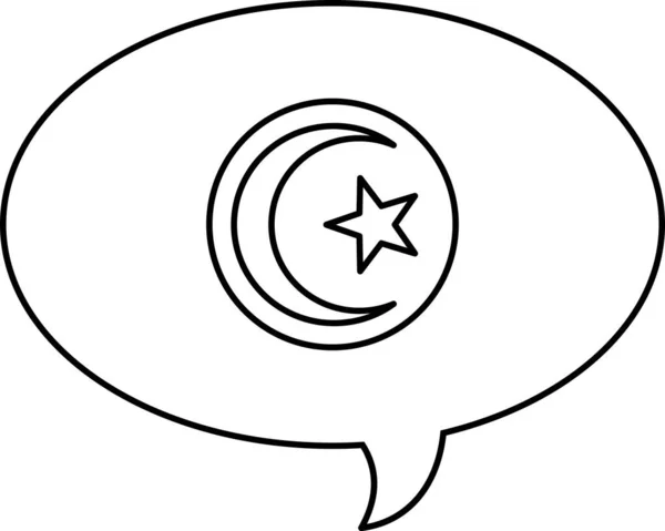 Langue Tunisie Nation Drapeau Langue — Image vectorielle