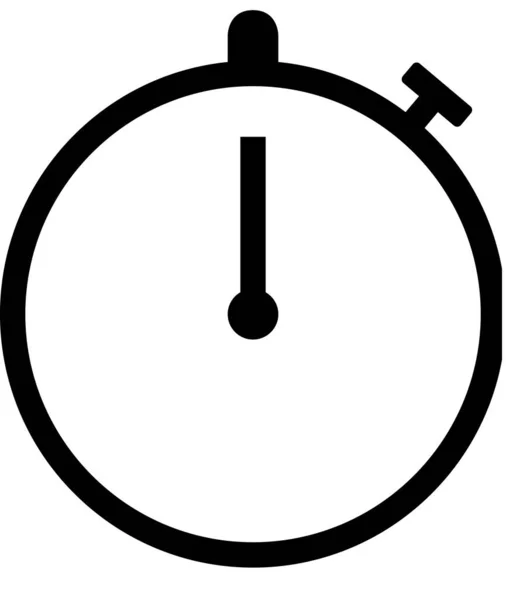 Stopwatch Web Vektor Illusztráció Háttér — Stock Vector