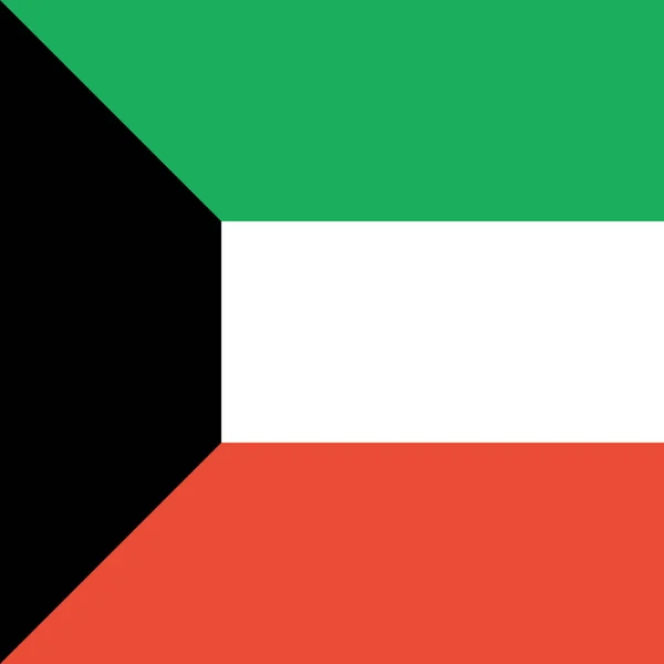 Bandera Kuwait Fondo Concepto Bandera Mundial — Vector de stock