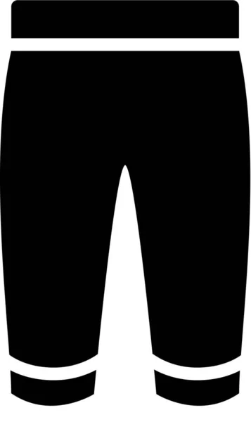 Pantalones Aislados Sobre Fondo Blanco Ilustración Vectorial — Vector de stock