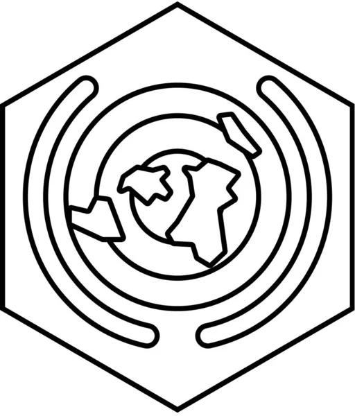 Vlajka Ikony Organizace Spojených Národů Vektorová Ilustrace — Stockový vektor
