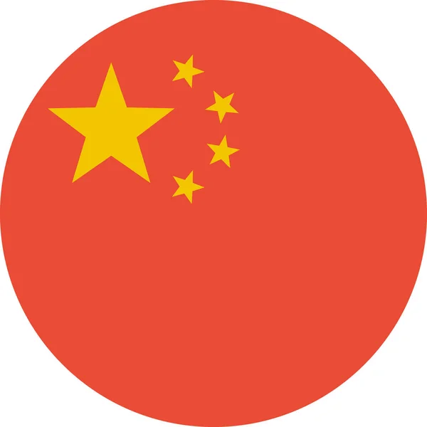 Bandeira China Ilustração Vetorial —  Vetores de Stock