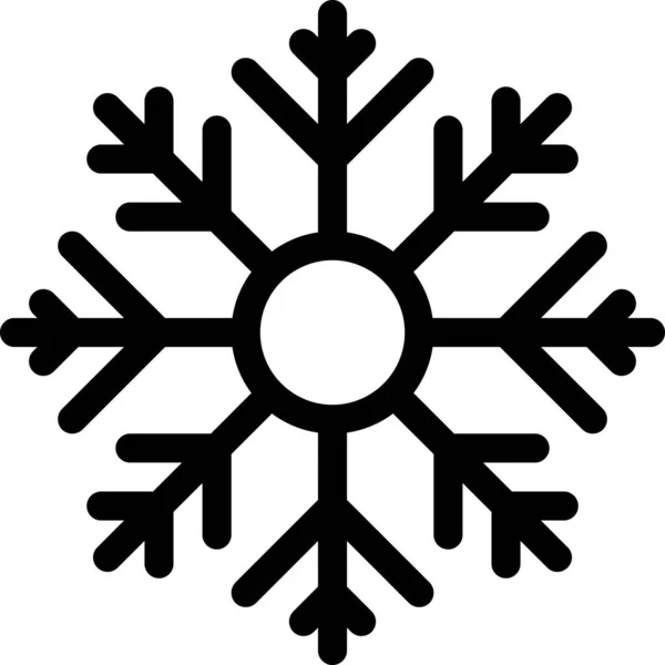 Kopieer Ruimte Vector Foto Met Kerst Sneeuwvlok Pictogram — Stockvector