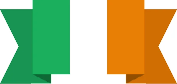 Bandeira Irlanda Fundo Conceito Bandeira Mundial —  Vetores de Stock