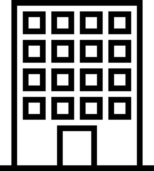 学校图标 简约向量图解 — 图库矢量图片