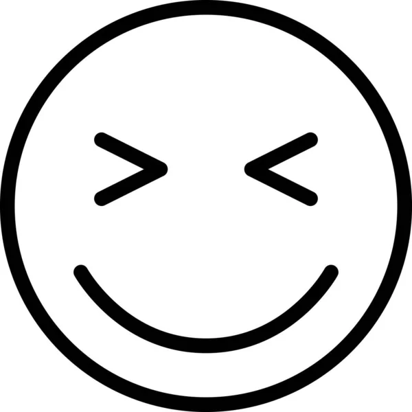 Expresión Cara Emoticono Vector Cara Feliz Avatar — Archivo Imágenes Vectoriales