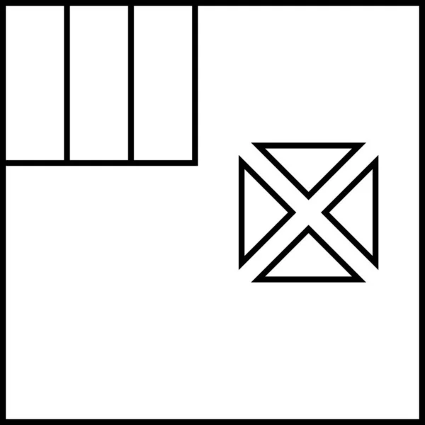Flagga Wallis Vektor Illustration — Stock vektor