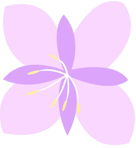 Belle Illustration Vectorielle Pétales Fleurs — Image vectorielle