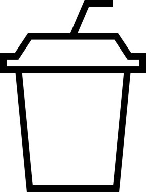 Beyaz arkaplanda izole edilmiş kağıt bardak, vektör illüstrasyonu