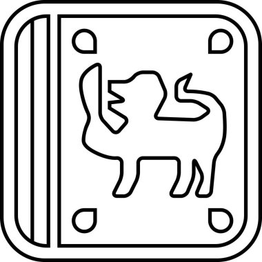 Sri-Lanka vektör illüstrasyonunun bayrağı