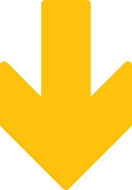 Beyaz arkaplanda izole edilmiş ok yönü, vektör illüstrasyonu