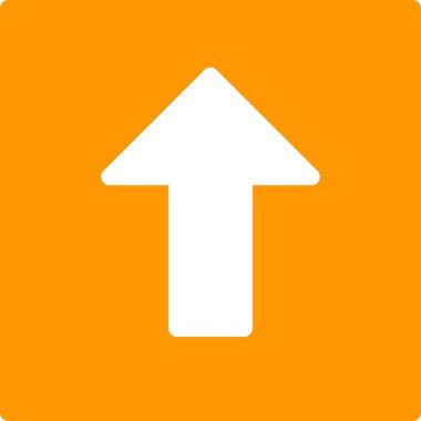 Beyaz arkaplanda izole edilmiş ok yönü, vektör illüstrasyonu