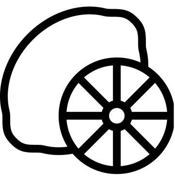 Turunçgil meyvesinin vektör çizimi