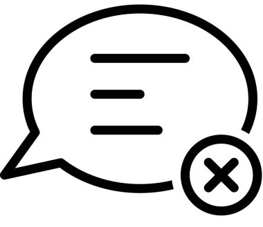  İleti yorum vektörü, illüstrasyon