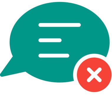  İleti yorum vektörü, illüstrasyon