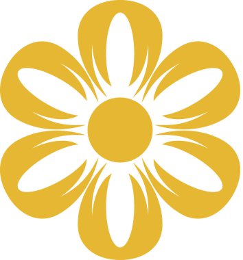 Çiçek süslemesinin vektör illüstrasyonu, çiçek bitkisi sanatı