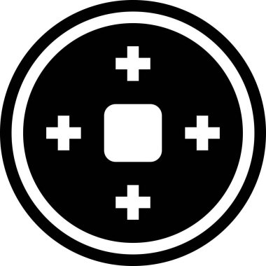 Ay para simgesi şablonunun vektör resmi