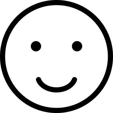 Maskot duygularının modern grafik çizimi Mutlu simge