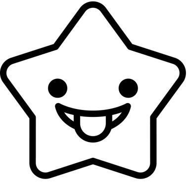 dilin dışa dönük ifadesi, minimalist vektör illüstrasyonu