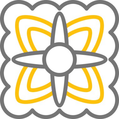 Çiçek yapraklarının soyut illüstrasyon vektörü, çiçek bitkisi sanatı