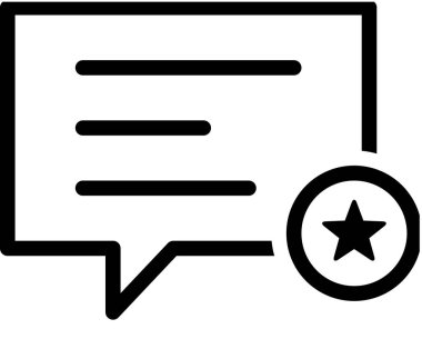  İleti yorum vektörü, illüstrasyon