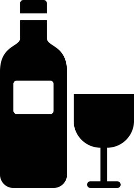 Cam simgenin vektör illüstrasyonu