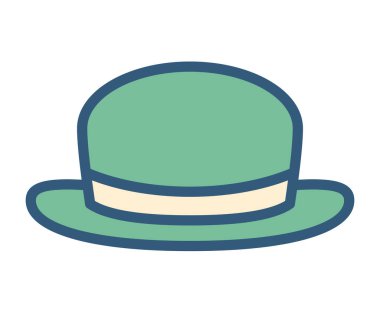 şık şapka vektör ilüstrasyonu 