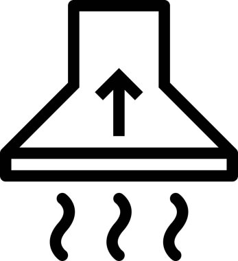 duman çıkarıcı simgesi beyaz arkaplanda izole edildi, vektör illüstrasyonu