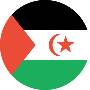 Batı vektör illüstrasyonunun bayrağı