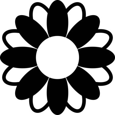 Çiçek süslemesi, çiçek çiçeği çiçek sanatının siyah çizim vektörü