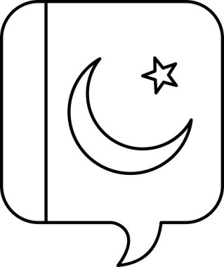 Pakistan 'ın bayrağı düz simge, vektör illüstrasyonu