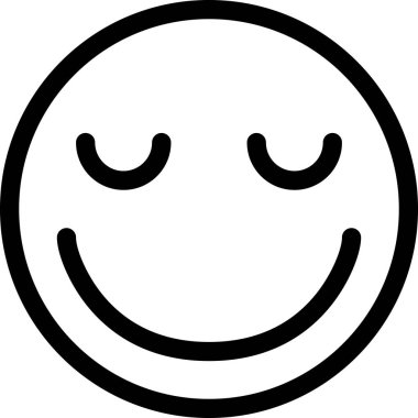 Maskot duygularının modern grafik çizimi Mutlu simge