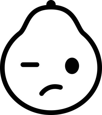 Greyfurt ifadesi yüz ifadesi yüz ifadeleri vektörü, mucize yüz avatarı