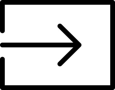 Beyaz arkaplanda izole edilmiş ok simgesi, vektör illüstrasyonu