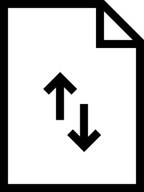 dosya düz simgesi, vektör, illüstrasyon 