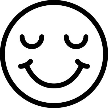 Maskot duygularının modern grafik çizimi Mutlu simge