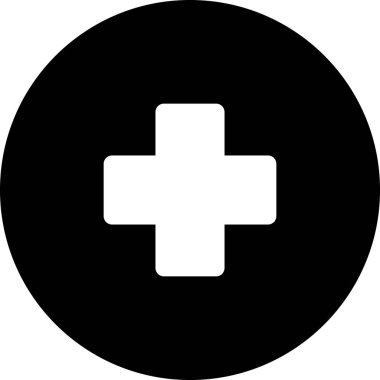 tıbbi düz simge, vektör illüstrasyonu